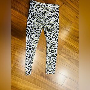 Just Cavalli animal print womens leggings size Small